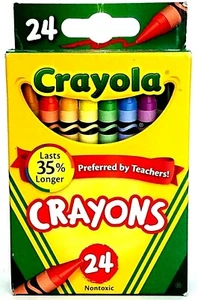 Crayola Crayons 24-Count, Non-Toxic, Teacher Preferred - Picture 1 of 2