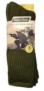 Yacht&Smith Military Boot Socks “New” Free Shipping - Picture 1 of 4