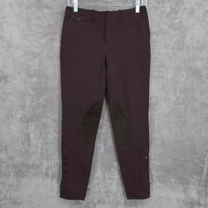Pantalones de montar Ralph Lauren vintage 4 pantalones marrones Jodhpur algodón ecuestre nuevos - Imagen 1 de 12