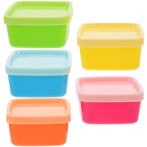 5pcs Kitchen Storage Case Small Snacks Container Reusable Plastic Candy Box - Picture 1 of 12
