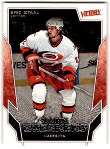 2007-08 Upper Deck Victory Game Breakers Eric Staal #GB39 Carolina Hurricanes