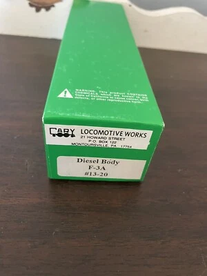 Carrocería diésel Cary Locomotive Works HO F-3A 13-20 para Athearn y Hobbytown nueva en caja Foto 1 de 4