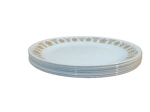 Vintage Corelle Butterfly Gold 10-1/4" Dinner Plates 7pc as seen on "Anti-Hero" - Picture 1 of 9