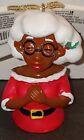 2022 Black Paper Party Ornament Seasoned Mrs. Clause.