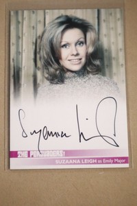 THE PERSUADERS TRADING CARDS SUZANNA LEIGH (SL1)  AUTOGRAPH CARD 