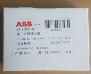 1PC NEW ABB Time relay CT-AHD.12, off-delay, 0.05s-100h, 1c/o - Picture 1 of 2