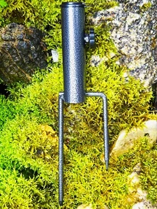 Schirmständer Schirmhalter Erdspieß Angelschirm Erdspeer  Adapter 3,5 cm-2,5 cm - Bild 1 von 5