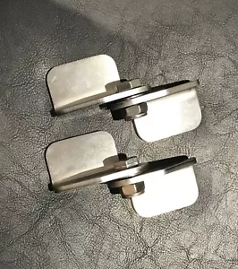 Stainless Steel Weld On Hinges HEAVY DUTY 3mm NEW - Picture 1 of 3