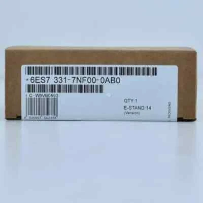 New Siemens 6ES7331-7NF00-0AB0 6ES7 331-7NF00-0AB0 S7-300 Analog input SM 331 - Photo 1/4