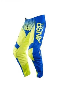 NOS ANSWER 472276 A17.5 SYNCRON PANTS ACID BLUE YELLOW SIZE MENS 36 - Picture 1 of 1