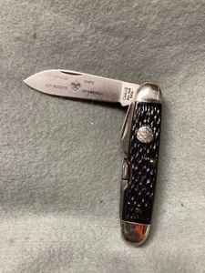 (mr-30) Boy Scouts - vintage pocketknife / Camillus, New York QUALITY ! - Picture 1 of 8