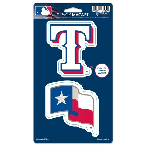 Texas Rangers 2 Pack Magnet Cover