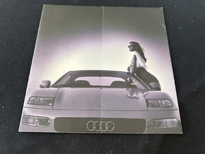 1991 1992 Audi Quattro Spyder German Concept Large Catalog Rare 2-Seat Brochure - Picture 1 of 7