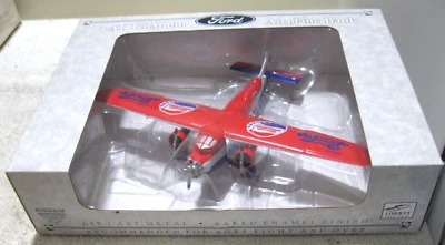 1995 LIBERTY CLASSIC FORD TRI MOTOR AVIÃO PEPSI COLA BRINQUEDO AVIÃO BANCO NA CAIXA - Imagem 1 de 3