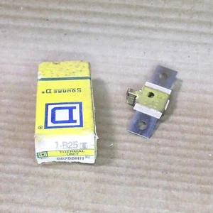 NEW SQUARE D B25 HEATER THERMAL OVERLOAD RELAY ELEMENT B-25 58755 HEATERS AK - Picture 1 of 4