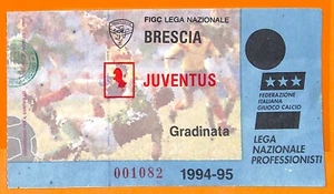 C0809- Vecchio BIGLIETTO PARTITA CALCIO - BRESCIA VS JUVENTUS - Foto 1 di 1