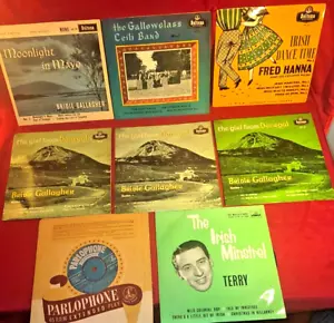 8 x IRISH FOLK /CELTIC & IRISH SONGSTERS 7" VINYL SINGLES BELTONA RECORDS - Picture 1 of 18