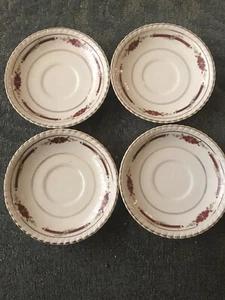 Johnson Brothers Old English Guildford weinrot Set mit 7 Untertassen 5,75" LESEN - Bild 1 von 11