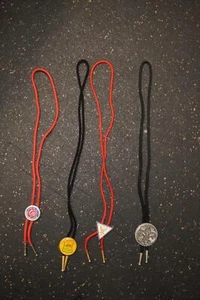 Boy Scouts of America Lot 4 Neckerchief Bolo Ties Order Arrow Nentico Lenhok Sin - Picture 1 of 5