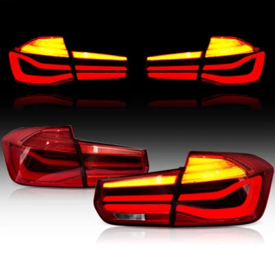 VLAND LED LCI Tail Lights For 2012-2018 BMW F80 F30 M3 Sedan Rear Brake Lamps Foto 1 de 4