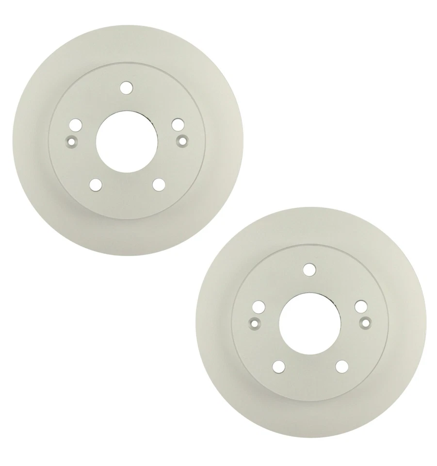 Bosch Pair Set of 2 Rear Solid Disc Brake Rotors for Acura RSX Honda Accord - Image 1 of 1