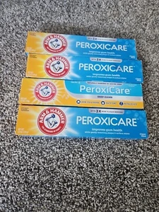 4-Pack Arm & Hammer Peroxicare Toothpaste For Healthy Gums, Clean Mint, 6.0oz - Picture 1 of 1