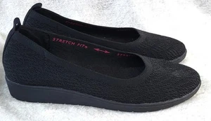 Skechers Cleo Flex Damen-Ballerinas Keilabsatz Slipper Flipside schwarz Größe 6,5 - Bild 1 von 7
