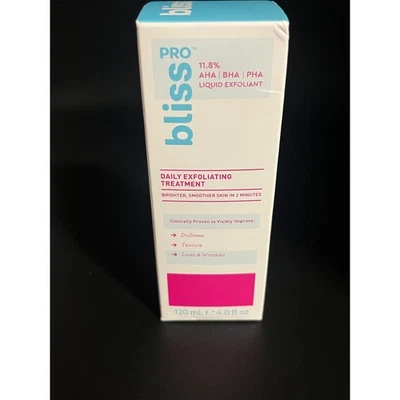 Bliss Pro 11.8 AHA BHA PHA Liquid Exfoliant Daily Treatment 4 fl oz - Image 1 of 4