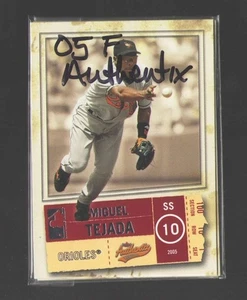 2005 Fleer Authentix - BALTIMORE ORIOLES Team Set - Picture 1 of 1