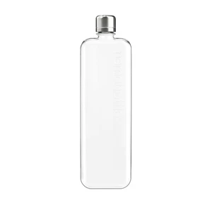Slim Memobottle Elegant 20 oz / 600 ml Trinkflasche | BPA-frei Tritan | - Bild 1 von 5