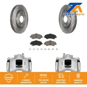 Front Brake Caliper Rotors Ceramic Pad Kit For Dodge Grand Caravan Chrysler Town - Picture 1 of 1