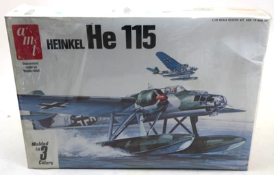 AMT 1/72 Heinkel He 115 Model Kit #7130 SEALED - Image 1 of 2