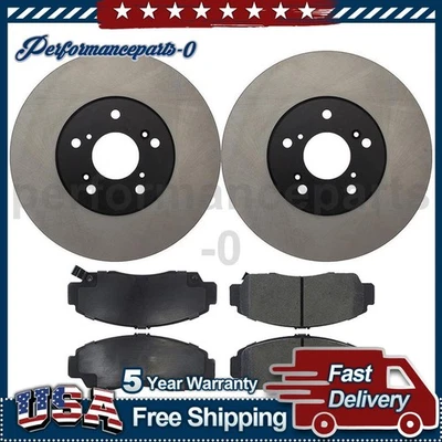 Juego de pastillas de freno de disco delanteras rotor de freno de disco para Honda Accord 2012-2012 Foto 1 de 4