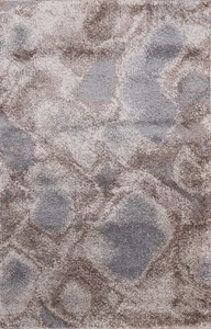 Abstract Brown Oriental Area Rugs Modern Style Turkish Carpet for Modern Spaces - Picture 1 of 34
