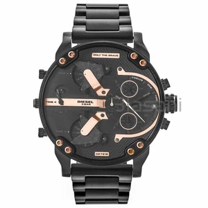 Reloj cronógrafo diésel original DZ7312 Mr Daddy 2.0 negro acero inoxidable 57 mm - Imagen 1 de 6