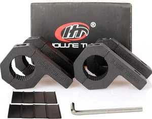 1 Zoll Lenkerklemme-Pack 4 Dachträger Stangenhalterungen Rohrklemmen horizontale Stangenklemme Mo - Bild 1 von 12