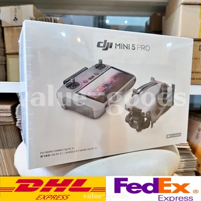 [NEW] DJI Mini 5 Pro Fly More Combo RC2 Controller 3 Batteries Drone Authentic - Image 1 of 4