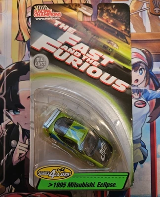 Racing Champions Fast & Furious Brian's 1995 Mitsubishi Eclipse 1:64 Series 4 - Image 1 of 2