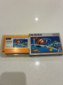 Clu Clu Land Famicom NES Japan import Boxed US Seller