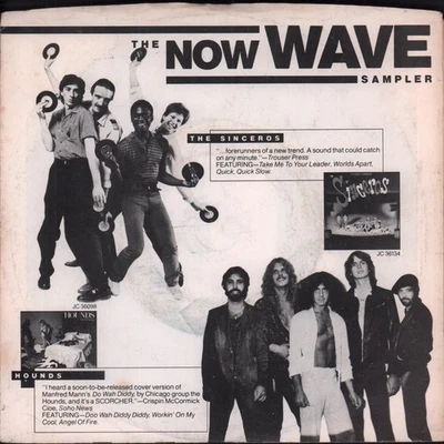 Various Artists Now Wave Sampler 7" vinyl USA Columbia 1979 demo in pic sleeve - Image 1 of 3