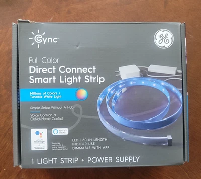 GE CLEDSTR20CD1-1P Direct Connect Smart Light Strip - Brand new Open Box - Image 1 of 4