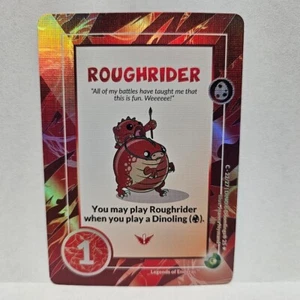 Doomlings Legends of Enderas Traits Roughrider 22/27 DINO 1st Ed Holo Foil - Picture 1 of 1