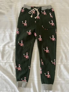Where's Waldo Children's Pajama Lounge Pants Sweatshirt Material Pockets S 6-7 - Picture 1 of 6