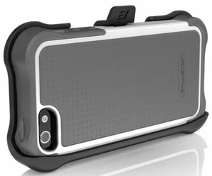 iPhone 5/5S Ballistic SG Maxx Case with Holster - Charcoal / White SX0945-M185 - Picture 1 of 5