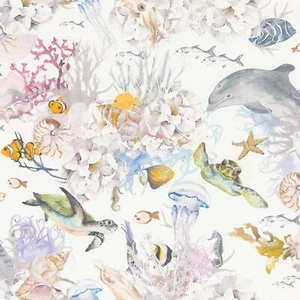 Papel pintado Rasch Kids' World Coral Reef blanco 301311 - Imagen 1 de 2