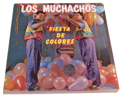 LOS MUCHACHOS FIESTA DE COLORES LP VINYL COLOMBIA 33 RPM 1990 - Image 1 of 4