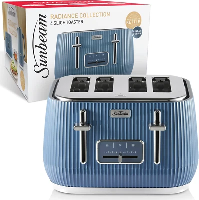 Sunbeam Radiance 4 Slice Toaster | Self-Centring Slots, Fits 4 Standard Slices,  - image 1 of 4