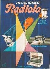 Original vintage poster RADIOLA FRENCH HOME APPLIANCES c.1955