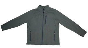 Giacca termica Tailor Vintage uomo grigia full zip waffle maglia foderata in pile L - Foto 1 di 12