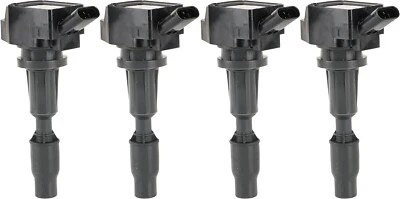 Ignition Coil Pack Set of 4 - Compatible with Hyundai, Kia, Genesis 2.0L, 2.4L, - Image 1 of 4